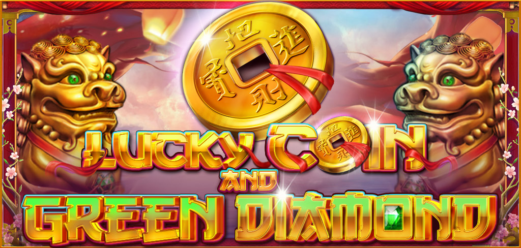 Lucky Coin and Green Diamond